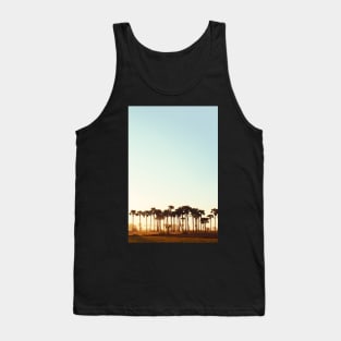 Palm Trees at Sunrise in Rural Burma Tank Top